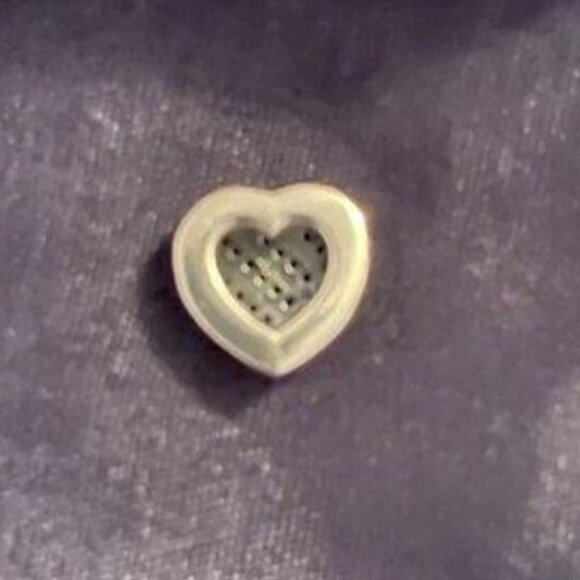 Pandora Blue Pav?? Heart Clip Charm - Picture 5 of 5